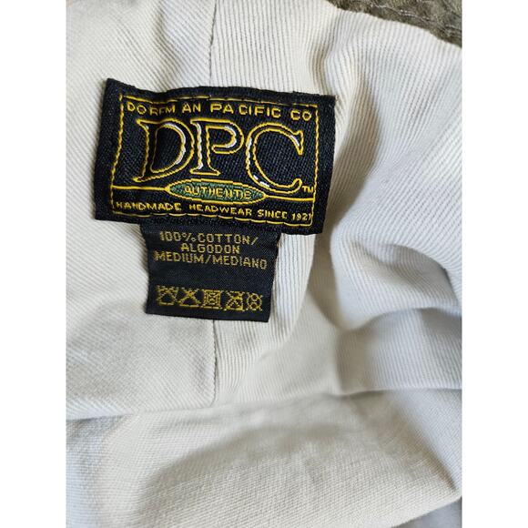 Dorfman Fishing Bucket Hat Cotton Canvas Size Medium Khaki Outdoor Camping Strap - Picture 7 of 7